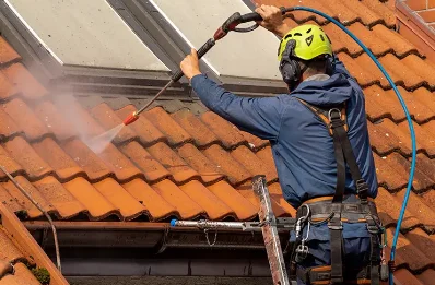 Démoussage et hydrofuge de toiture à Guewenheim
